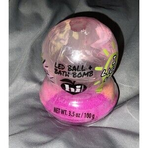 NEW Bubble Gum  HI, Led Ball & Bath Bomb Toy Ball Prize I Light Up! 3.5 Oz